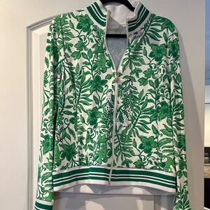 Lilly Pulitzer Green Floral Jacket